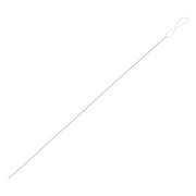 Uxcell 5.12'' Thread Sewing Needles Collapsible Large Eye Beading Needle Stainless Steel Silver Tone 1pack